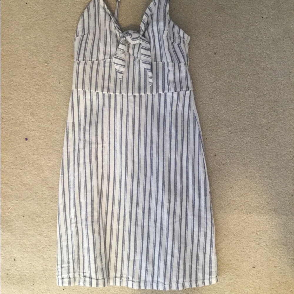 Hollister Blue and white striped dress